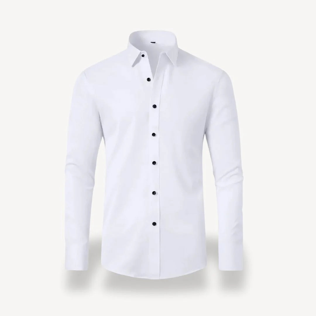 Liam - Slim-Fit Dress Shirt with Spread Collar