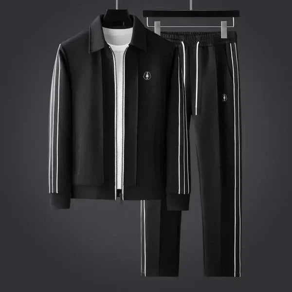 Lucas - Zip-Up Track Set with Side Stripe Detailing