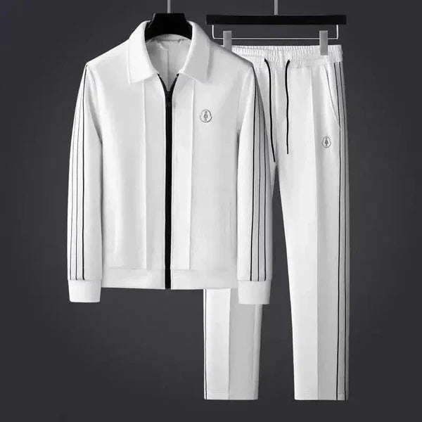 Lucas - Zip-Up Track Set with Side Stripe Detailing