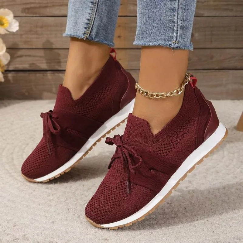 Maribel - Espadrille Wedge Sandals with Crisscross Straps