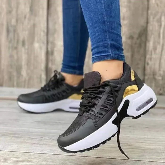 Mirael – Sporty Mesh Sneakers with Cushioned Sole and Air Lift Design