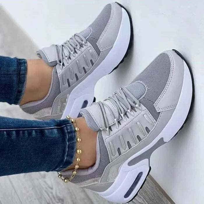 Mirael – Sporty Mesh Sneakers with Cushioned Sole and Air Lift Design