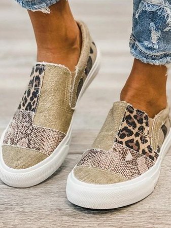 Noa | Women's All-Season Leopard Print Slip-On Shoes