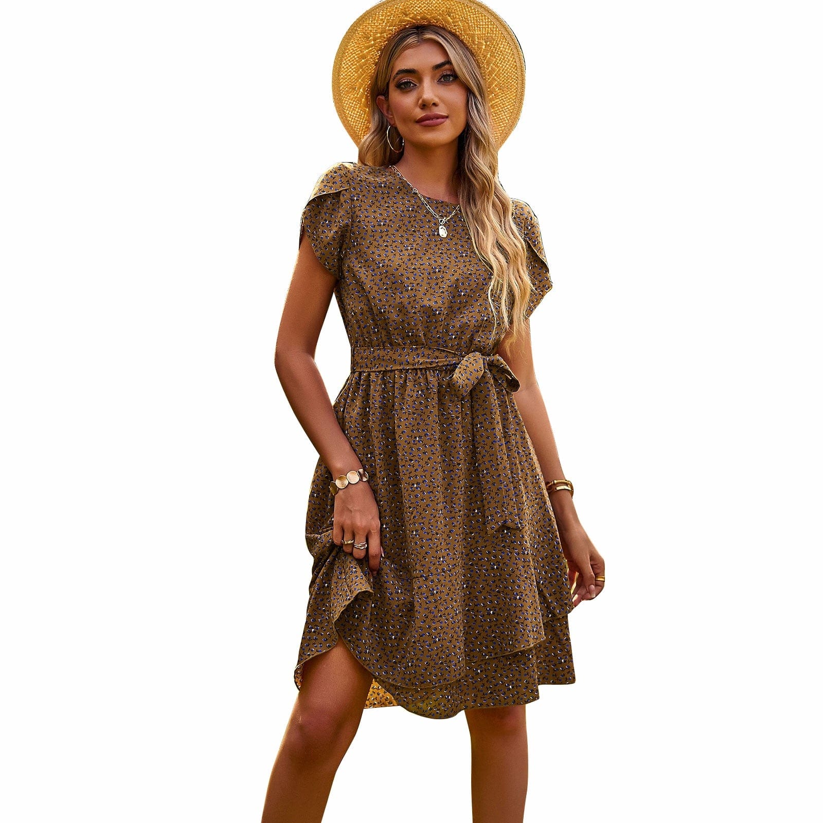 Sara | Women's Summer Floral Midi Dress