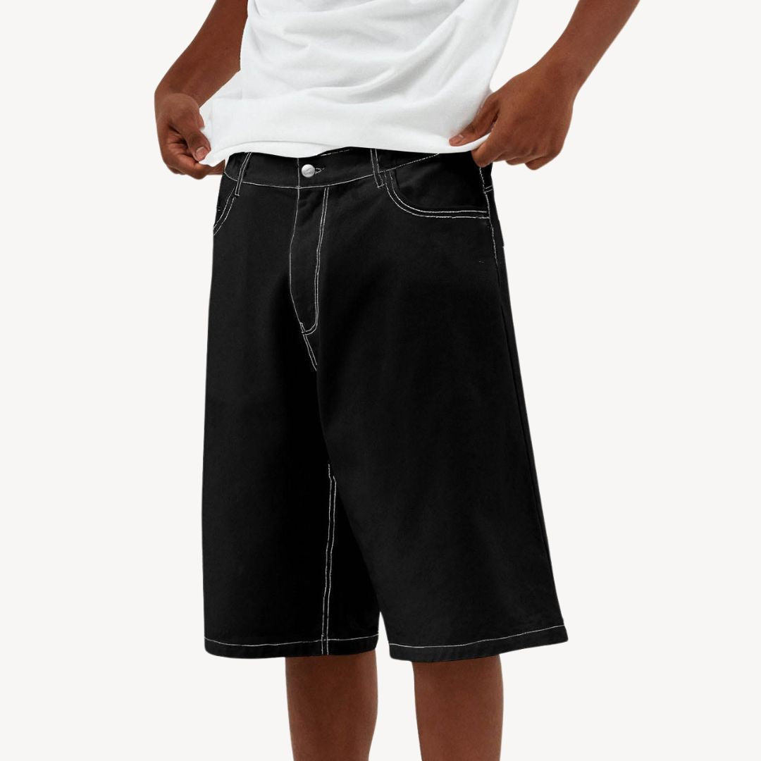 Thiago | Men's Summer Relaxed Fit Denim Shorts
